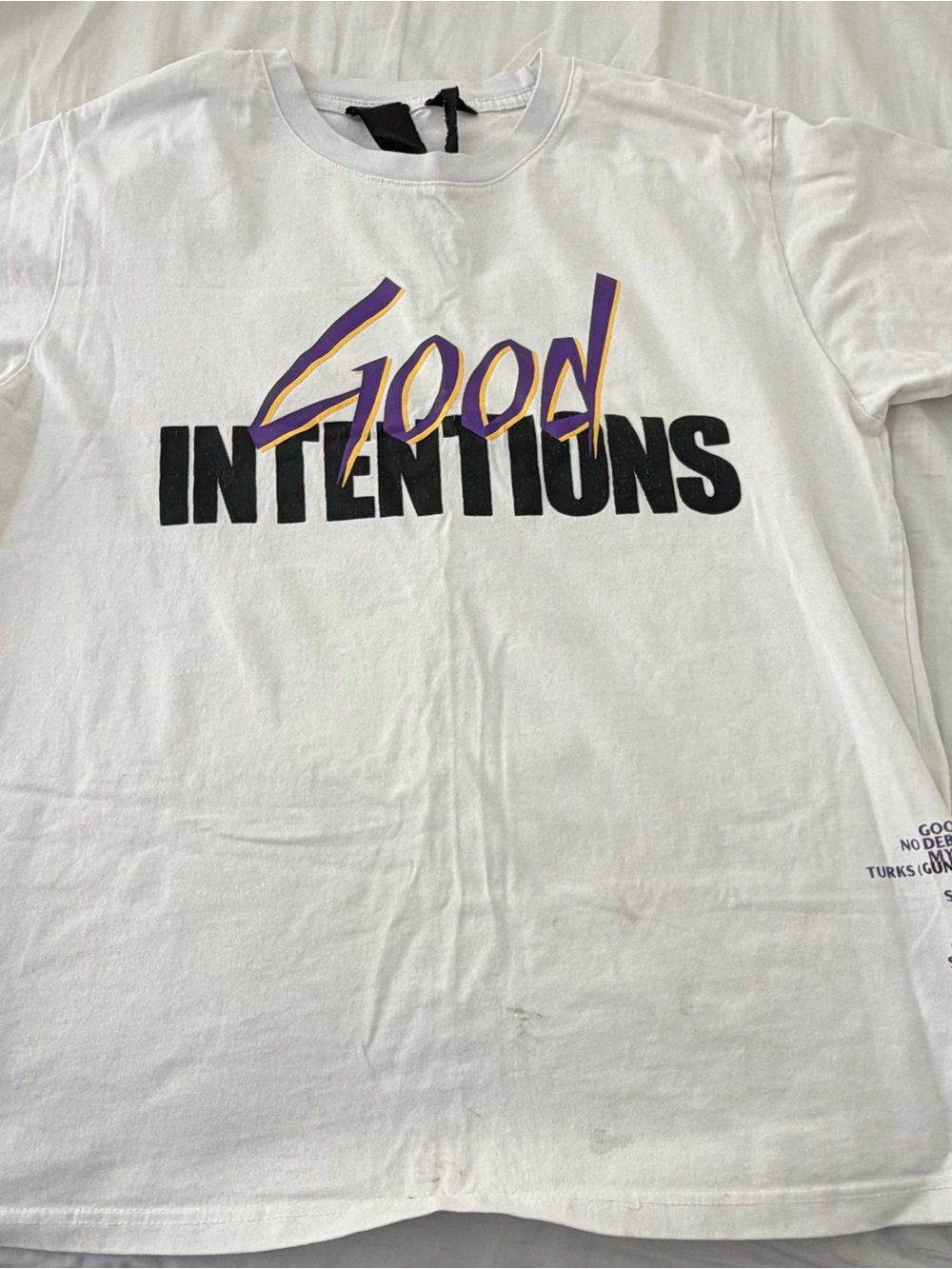 Good Intentions Kids White Graphic Tee